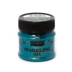 Sparkling gel (ιριδίζουσα πάστα) 50 ml, Pentart, Green Gold